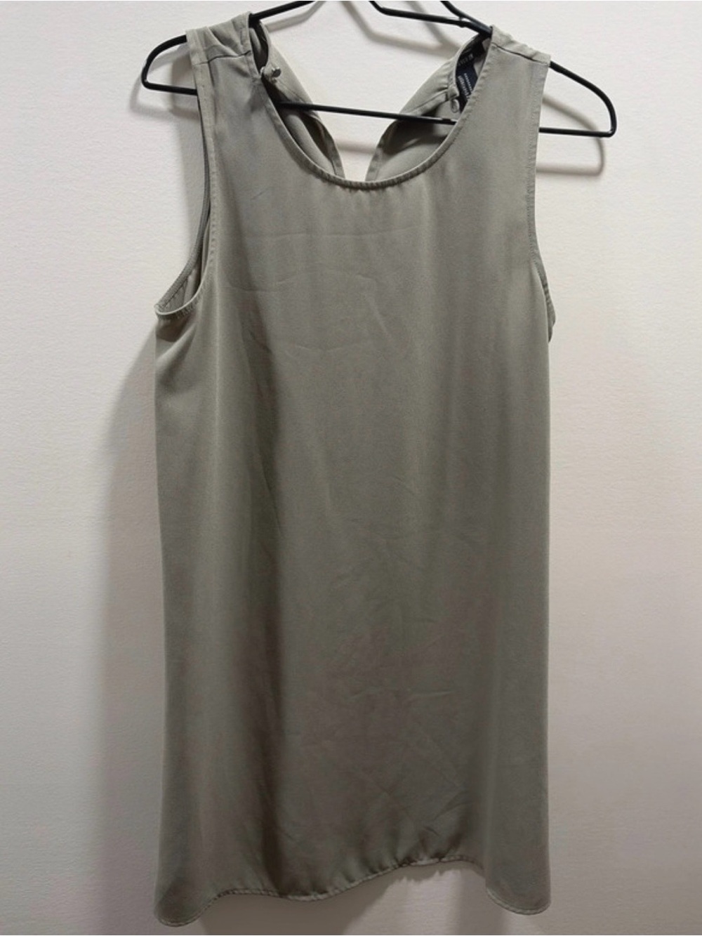 Forever 21 Sleeveless Mini Dress in Sage Green